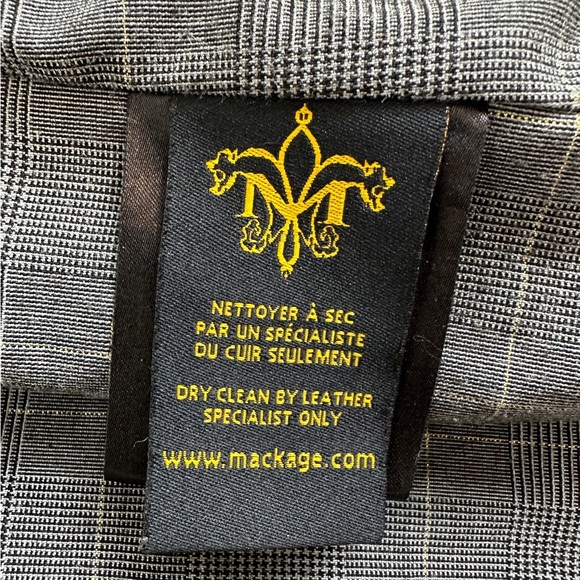 Mackage Lamb Leather Jacket Women’s Size M - Picture 14 of 16